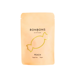 Peach Bonbons By OH MY GUM! - Sugarless Hard Candy