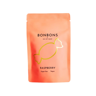 Raspberry Bonbons By OH MY GUM! - Sugarless Hard Candy