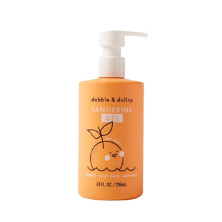 All-Natural Tangerine Shampoo, Body Wash & Bubbles