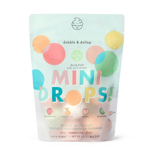 Mini Drops Bath Bombs - All-Natural Fresh Fruit