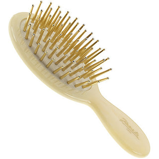 Mini Horn Imitation Hairbrush with Gold Pins