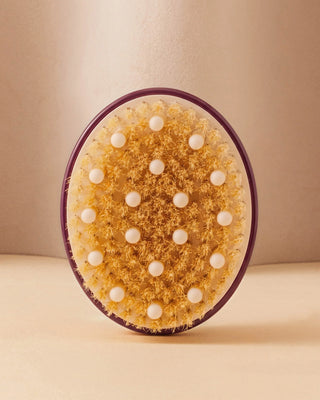 Talm x La Bonne Brosse N.02 The Body Brush for Normal Skin - Aubergine