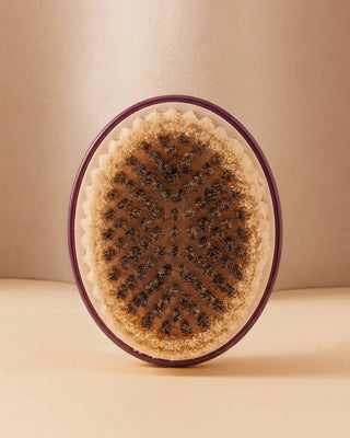 Talm x La Bonne Brosse N.01 The Body Brush for Sensitive Skin - Aubergine
