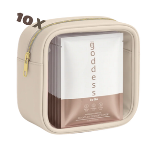 Prebiotic Leave-in conditioner To-Go (10 Sachets in Nude Bag)