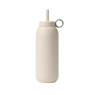 Stainless Bottle Straw Cap | 32oz - ALMOND
