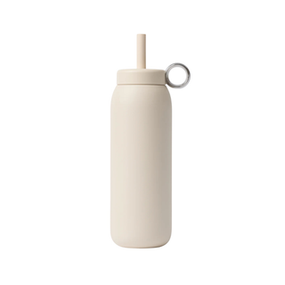 Stainless Bottle Straw Cap | 24oz - ALMOND