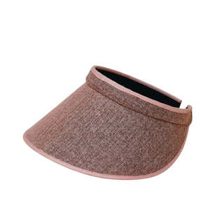 Wide Brim Visor - Pink Latte