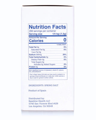 Fine Spring Salt (300g) - Microplastic Free
