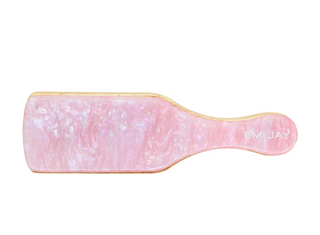 Mini Boar Bristle Brush In Pink Sugar