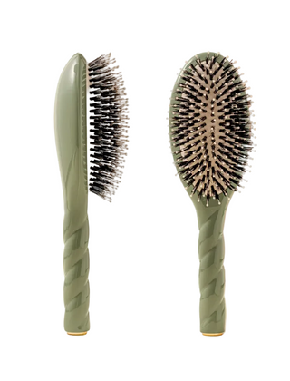 N.03 Large The Gentle Scalp Care Hairbrush ALMOND GREEN