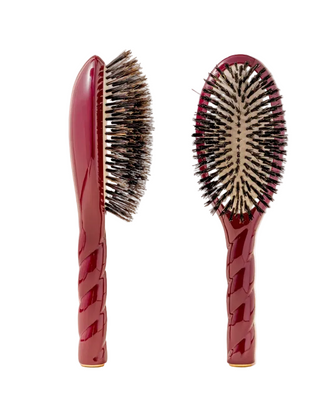 N.01 Large The Shine & Care HairBrush CHERRY RED