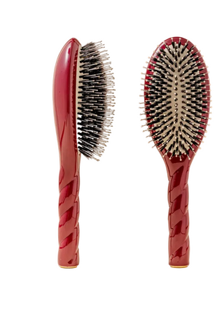 N.03 Large The Gentle Scalp Care Hairbrush CHERRY RED