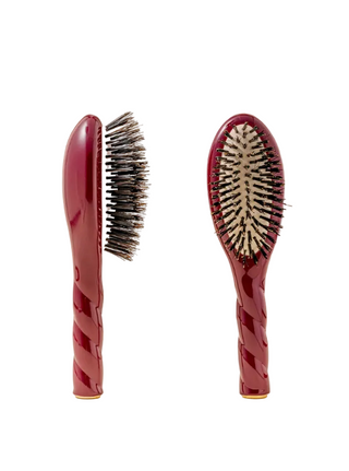 N.01 SMALL Shine & Care HairBrush CHERRY RED
