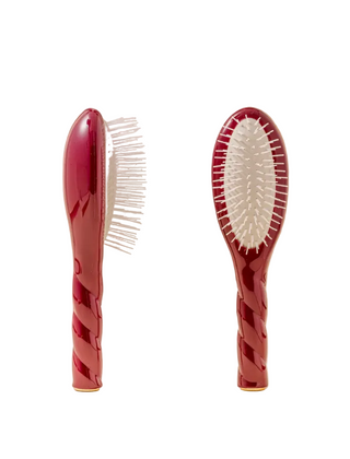 N.07 The Small Stimulating & Detangling HairBrush CHERRY RED