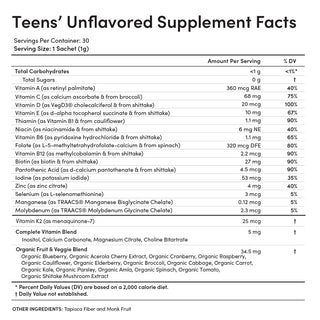 Teens' Essential Tasteless Multivitamin