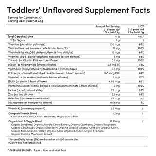 Toddlers' Essential Tasteless Multivitamin