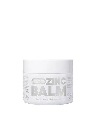 Zinc Balm Glass Jar