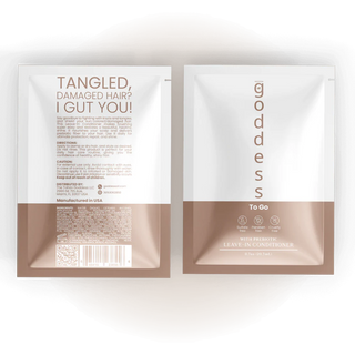 Prebiotic Leave-in conditioner To-Go (10 Sachets in Nude Bag)