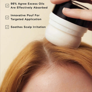 Oil-Absorbing Dry Shampoo Pouf