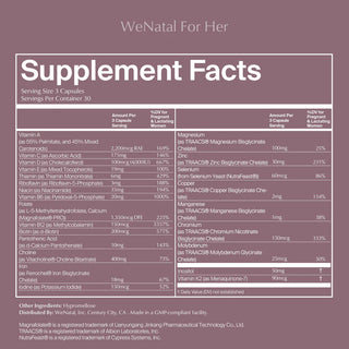 WeNatal Supplement Kit - For Her